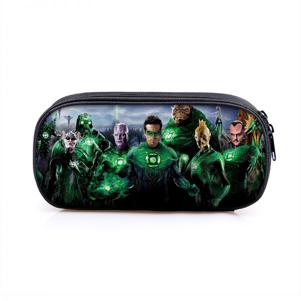 Green Lantern Cosmetic Bags Boys Girls Children Large Pencil Case Purse Storage Bags Women Men Multifunction Makeup Bag - Image 7