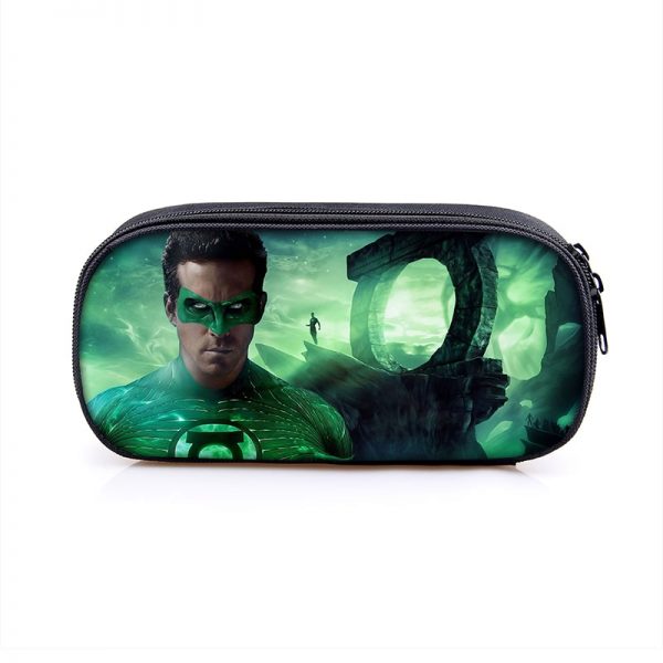 Green Lantern Cosmetic Bags Boys Girls Children Large Pencil Case Purse Storage Bags Women Men Multifunction Makeup Bag - Image 10