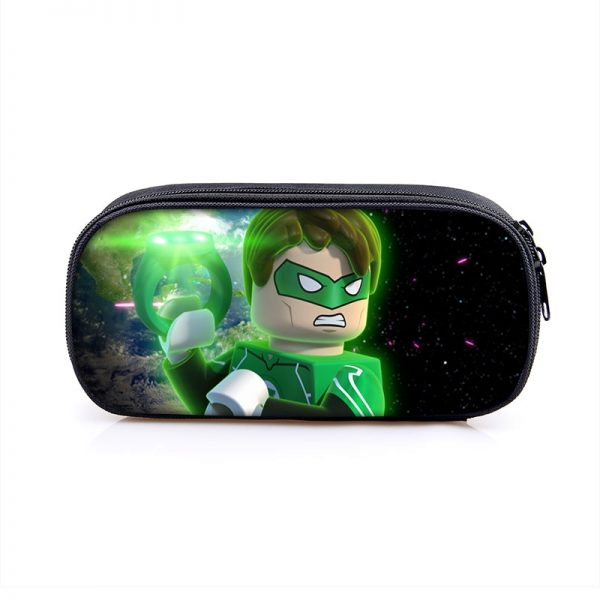 Green Lantern Cosmetic Bags Boys Girls Children Large Pencil Case Purse Storage Bags Women Men Multifunction Makeup Bag - Image 13