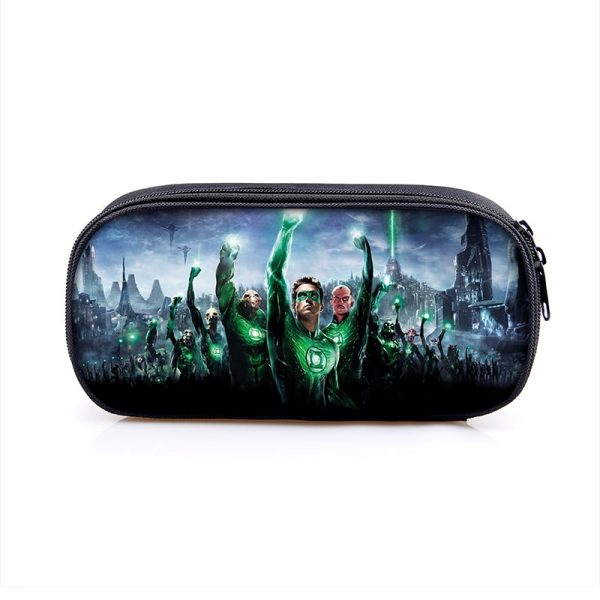 Green Lantern Cosmetic Bags Boys Girls Children Large Pencil Case Purse Storage Bags Women Men Multifunction Makeup Bag - Image 17