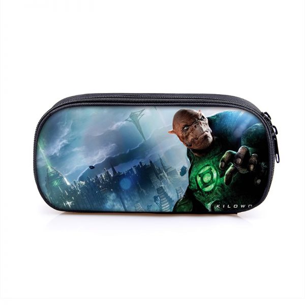 Green Lantern Cosmetic Bags Boys Girls Children Large Pencil Case Purse Storage Bags Women Men Multifunction Makeup Bag - Image 15