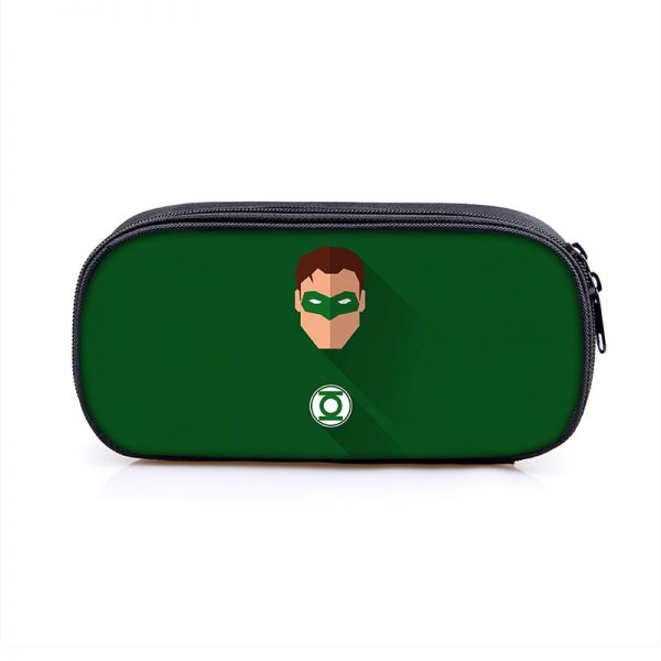 Green Lantern Cosmetic Bags Boys Girls Children Large Pencil Case Purse Storage Bags Women Men Multifunction Makeup Bag - Image 2