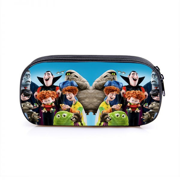 Hotel Transylvania Cosmetic Bags Boys Girls Children Large Pencil Case Purse Storage Bags Women Men Multifunction Makeup Bag - Image 13