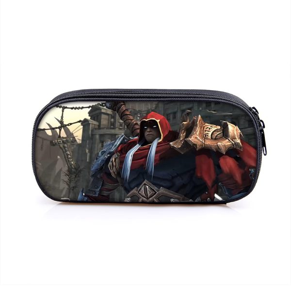 Darksiders Cosmetic Bags Boys Girls Children Large Pencil Case Purse Storage Bags Women Men Multifunction Makeup Bag - Image 13