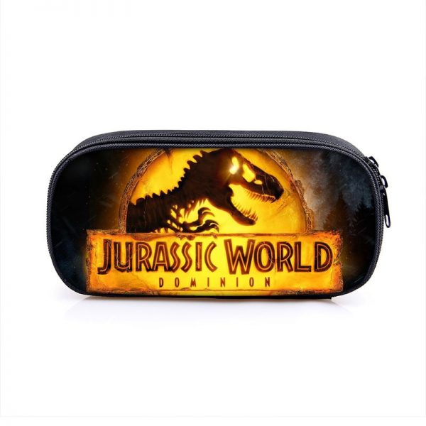 Jurassic World Dominion Cosmetic Bags Boys Girls Children Large Pencil Case Purse Storage Bags Women Men Multifunction Makeup Bag - Image 3