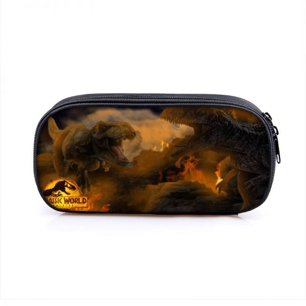 Jurassic World Dominion Cosmetic Bags Boys Girls Children Large Pencil Case Purse Storage Bags Women Men Multifunction Makeup Bag - Image 7