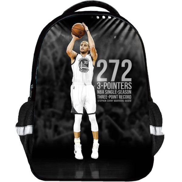 Stephen Curry Backpack Kids Youth Student High Capacity Waterproof School Bag Birthday Gifts - Image 18