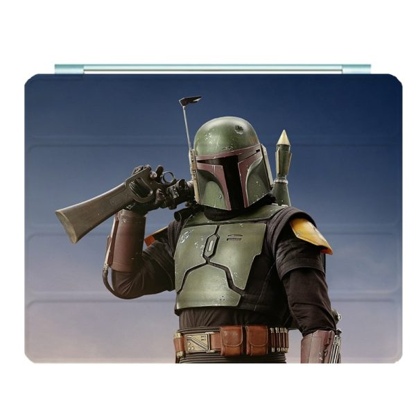 The Book Of Boba Fett Ipad Leather Case Advanced Pu Leather Protective Cover Automatic Wake Up and Sleep Magnetic Closure Multiple Angle Bracket - Image 3