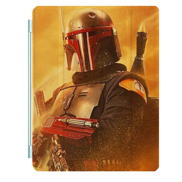 The Book Of Boba Fett Ipad Leather Case Advanced Pu Leather Protective Cover Automatic Wake Up and Sleep Magnetic Closure Multiple Angle Bracket - Image 11