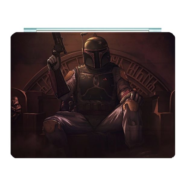 The Book Of Boba Fett Ipad Leather Case Advanced Pu Leather Protective Cover Automatic Wake Up and Sleep Magnetic Closure Multiple Angle Bracket - Image 24