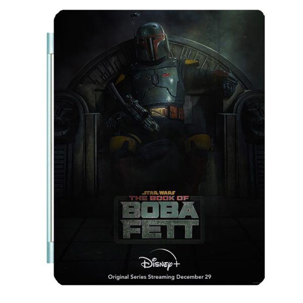 The Book Of Boba Fett Ipad Leather Case Advanced Pu Leather Protective Cover Automatic Wake Up and Sleep Magnetic Closure Multiple Angle Bracket - Image 14