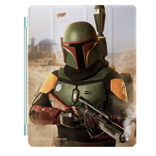 The Book Of Boba Fett Ipad Leather Case Advanced Pu Leather Protective Cover Automatic Wake Up and Sleep Magnetic Closure Multiple Angle Bracket - Image 16