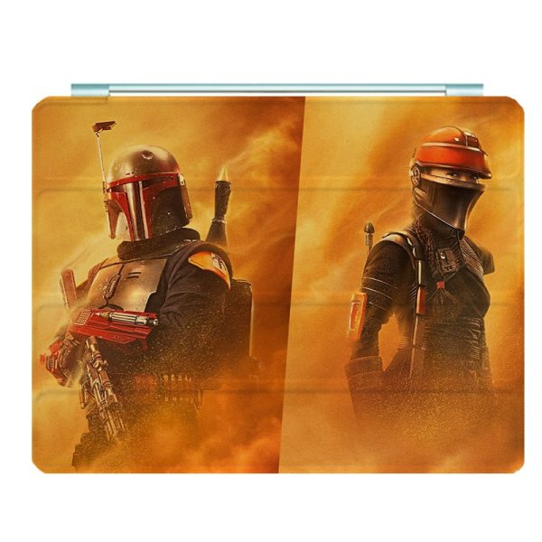 The Book Of Boba Fett Ipad Leather Case Advanced Pu Leather Protective Cover Automatic Wake Up and Sleep Magnetic Closure Multiple Angle Bracket - Image 25