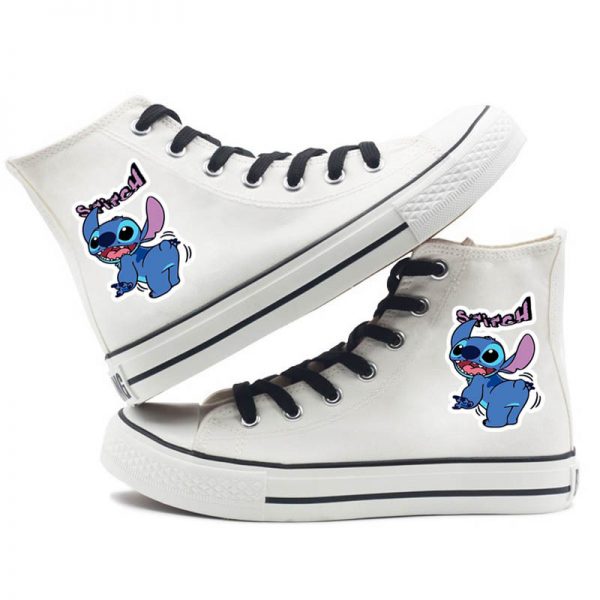 Stitch High Canvas Shoes - Image 7