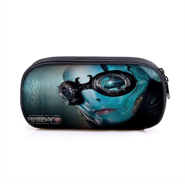 Hellboy Cosmetic Bags Boys Girls Children Large Pencil Case Purse Storage Bags Women Men Multifunction Makeup Bag - Image 21