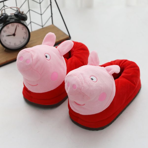 Peppa Pig Home Warm All-Inclusive Plush Slippers - Image 3