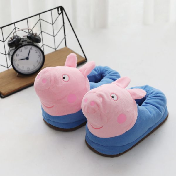 Peppa Pig Home Warm All-Inclusive Plush Slippers - Image 4