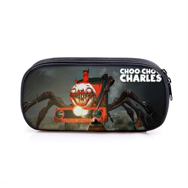 Choo-Choo Charles Large Pencil Case Purse Storage Bags Multifunction Cosmetic Bag Gift - Image 4