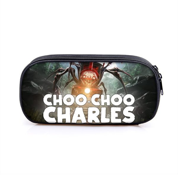 Choo-Choo Charles Large Pencil Case Purse Storage Bags Multifunction Cosmetic Bag Gift - Image 7