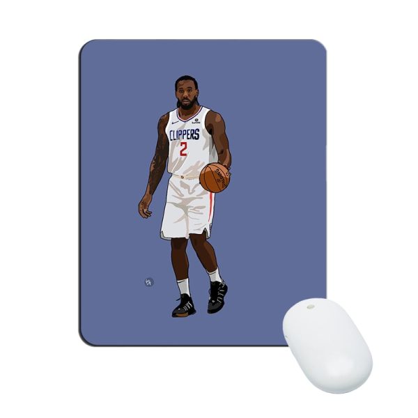 Kawhi Leonard Mouse Pad Natural Rubber Washable Gift - Image 24