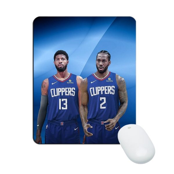 Kawhi Leonard Mouse Pad Natural Rubber Washable Gift - Image 26