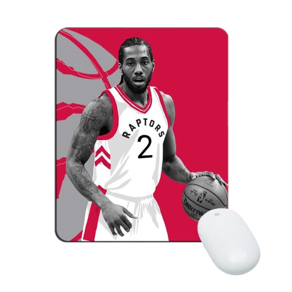 Kawhi Leonard Mouse Pad Natural Rubber Washable Gift - Image 27