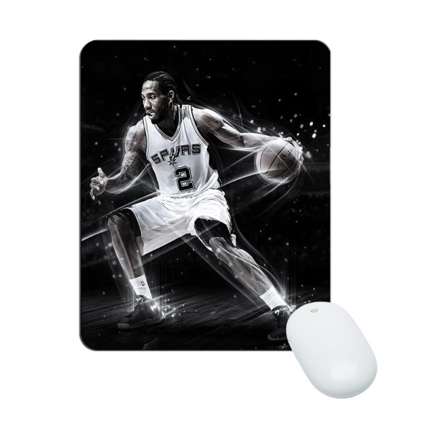 Kawhi Leonard Mouse Pad Natural Rubber Washable Gift - Image 29