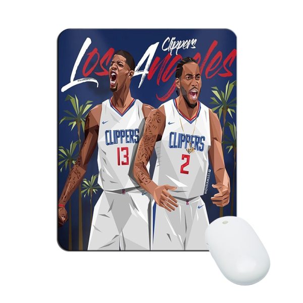 Kawhi Leonard Mouse Pad Natural Rubber Washable Gift - Image 16