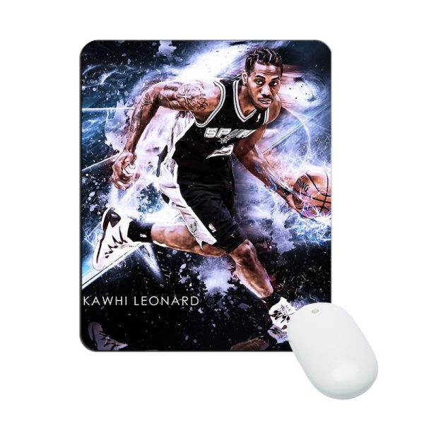 Kawhi Leonard Mouse Pad Natural Rubber Washable Gift - Image 34