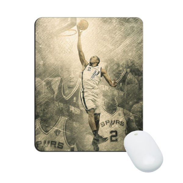 Kawhi Leonard Mouse Pad Natural Rubber Washable Gift - Image 3