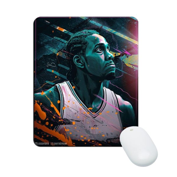 Kawhi Leonard Mouse Pad Natural Rubber Washable Gift - Image 6