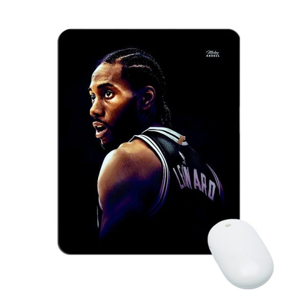 Kawhi Leonard Mouse Pad Natural Rubber Washable Gift - Image 7