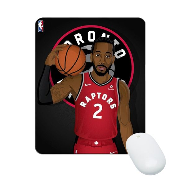 Kawhi Leonard Mouse Pad Natural Rubber Washable Gift - Image 8