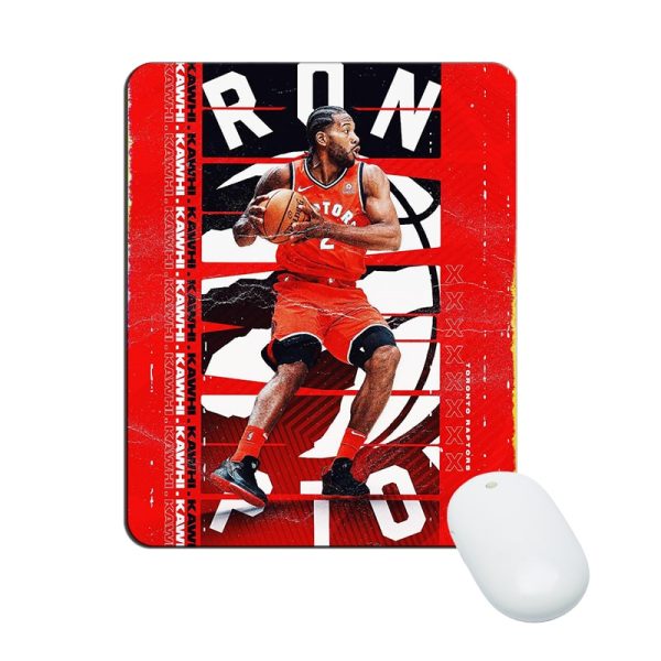 Kawhi Leonard Mouse Pad Natural Rubber Washable Gift - Image 10