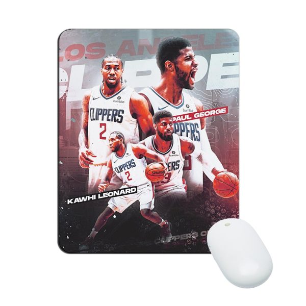 Kawhi Leonard Mouse Pad Natural Rubber Washable Gift - Image 12