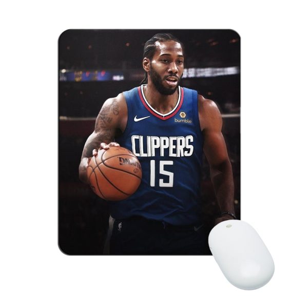 Kawhi Leonard Mouse Pad Natural Rubber Washable Gift - Image 13