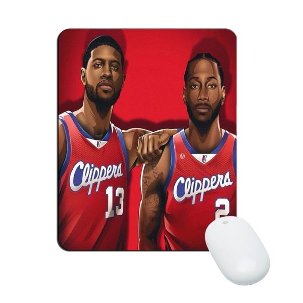 Kawhi Leonard Mouse Pad Natural Rubber Washable Gift - Image 15