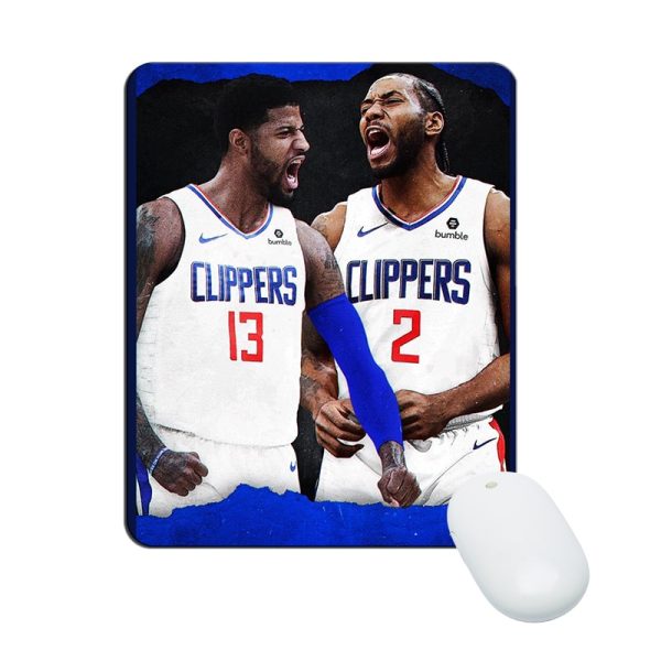 Kawhi Leonard Mouse Pad Natural Rubber Washable Gift - Image 20