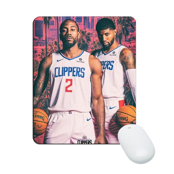 Kawhi Leonard Mouse Pad Natural Rubber Washable Gift - Image 22