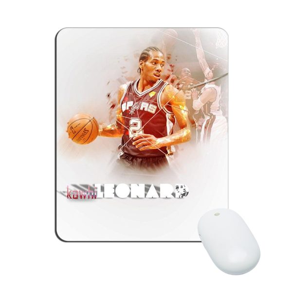 Kawhi Leonard Mouse Pad Natural Rubber Washable Gift - Image 23