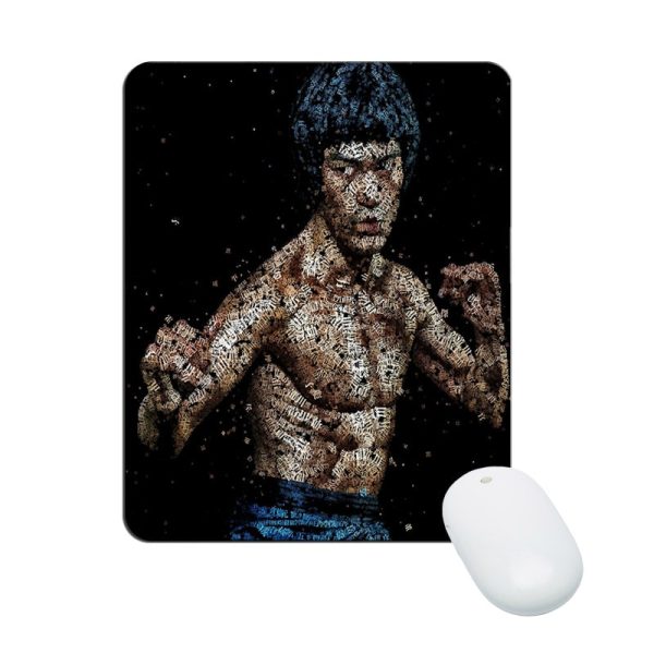 Bruce Lee Mouse Pad Natural Rubber Washable - Image 3