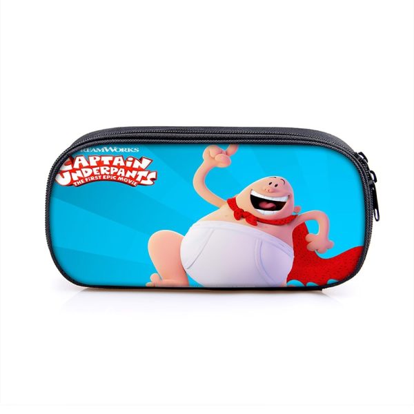 Captain Underpants Large Pencil Case Purse Storage Bags Multifunction Cosmetic Bag - Image 13