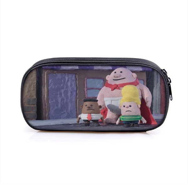 Captain Underpants Large Pencil Case Purse Storage Bags Multifunction Cosmetic Bag - Image 3