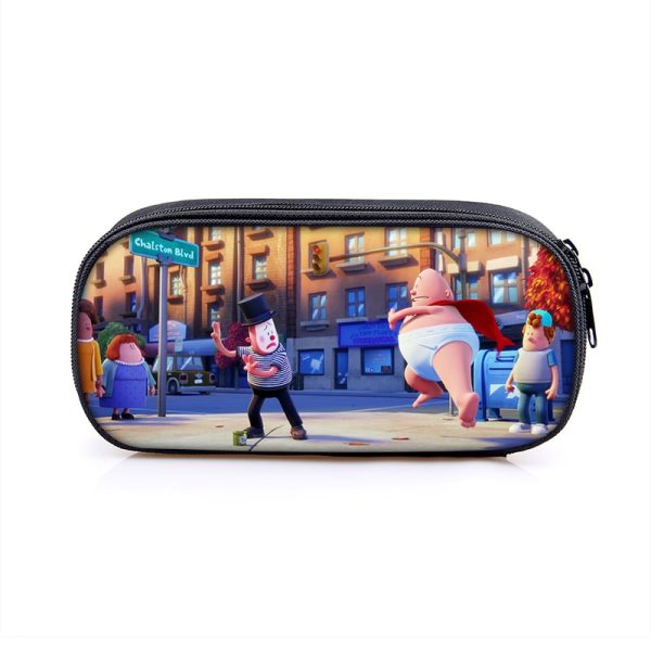 Captain Underpants Large Pencil Case Purse Storage Bags Multifunction Cosmetic Bag - Image 4