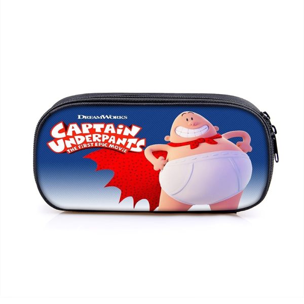 Captain Underpants Large Pencil Case Purse Storage Bags Multifunction Cosmetic Bag - Image 9