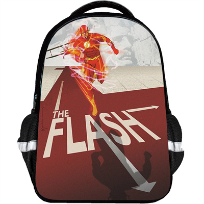 16''The Flash Backpack School Bag Black Big Side Bag - giftcartoon
