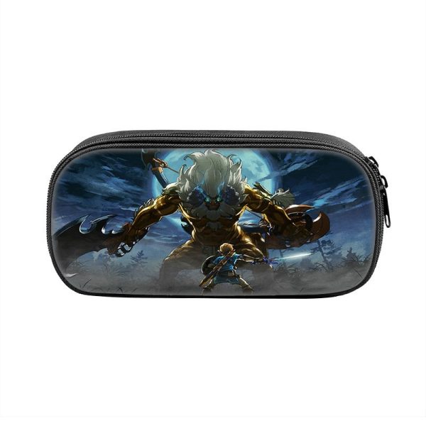 The Legend of Zelda Breath of the Wild Cosmetic Bags Boys Girls Children Large Pencil Case Purse Storage Bags Women Men Multifunction Makeup Bag - Image 11