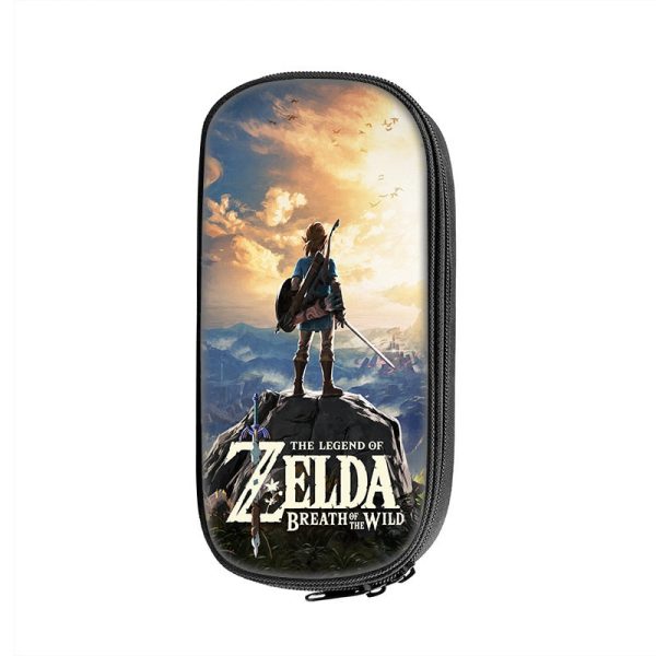 The Legend of Zelda Breath of the Wild Cosmetic Bags Boys Girls Children Large Pencil Case Purse Storage Bags Women Men Multifunction Makeup Bag - Image 12