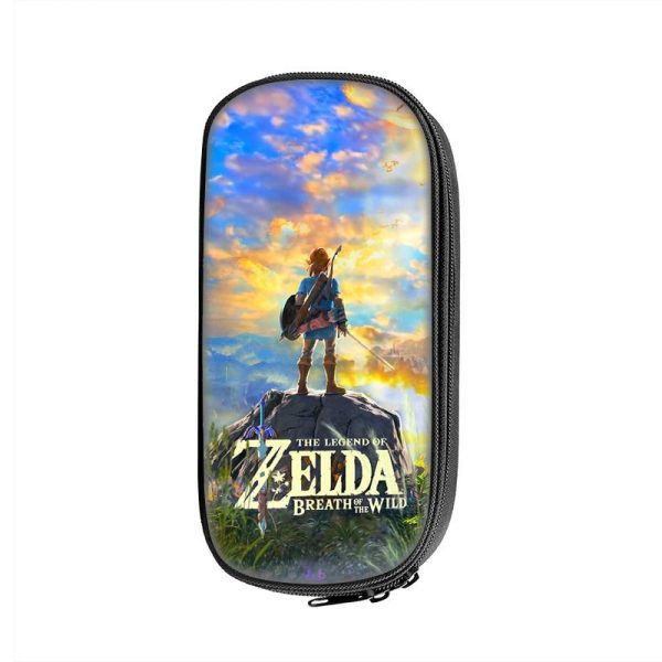 The Legend of Zelda Breath of the Wild Cosmetic Bags Boys Girls Children Large Pencil Case Purse Storage Bags Women Men Multifunction Makeup Bag - Image 13