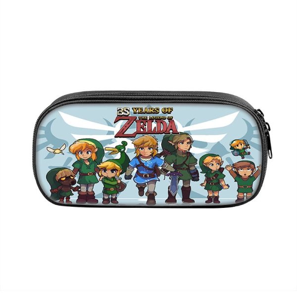 The Legend of Zelda Breath of the Wild Cosmetic Bags Boys Girls Children Large Pencil Case Purse Storage Bags Women Men Multifunction Makeup Bag - Image 18